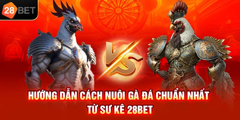 Hướng dẫn cách nuôi gà đá chuẩn nhất từ sư kê 28bet
